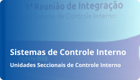 banner sistemas de controle interno, unidades seccionais de controle interno.
